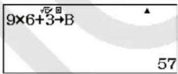 CASIO FX-82DE Plus - Variablen (A, B, C, D, E, F, M, x, y) - 5