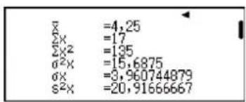 CASIO FX-82DE Plus - Beispiele für Berechnung der ab Exponentiellen Regression - 25