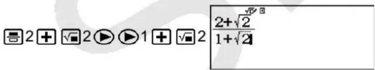 CASIO FX-82DE Plus - Eingabebeispiele für natürliches Lehrbuchformat - 5