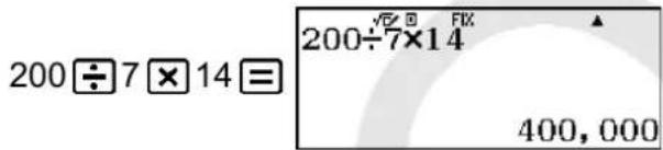 CASIO FX-82DE Plus - Zahlenformat: Fix oder Sci - 1