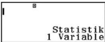 CASIO FX-82DE Plus - Beispiele für einzelne Variablen für die Statistische Berechnung - 4