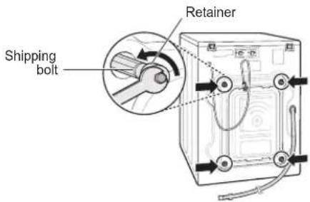 Shipping bolt Retainer