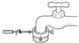 LG F14W8TDN0H - Connecting Screw-Type Hose to Tap Without Thread - 3