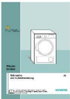 Wister-bokken Gebraubels- und füllsüberschüttung de SIEMENS