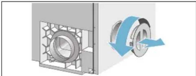 SIEMENS WT33A280 - in der linken Seitenwand - 2