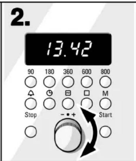 2. 13.42 90 180 360 600 800 Stop - + Start