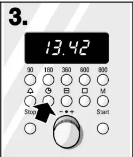 3. 13.42 90 180 360 600 800 Stop - + Start
