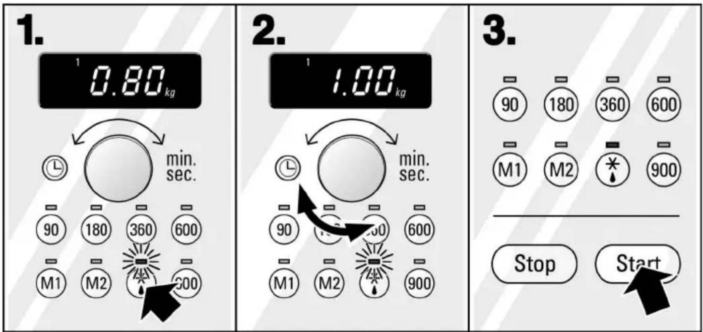 SIEMENS HF17065 - Şuşekilde ayarlanır: - 1