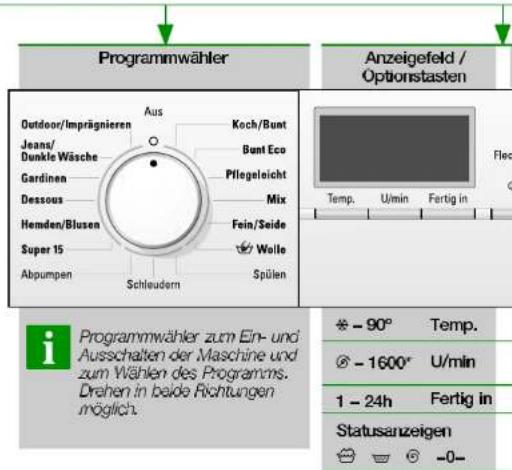 SIEMENS WM14S491 - Wasserhahn öffnen - 1