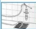 SIEMENS WM14E491 - Ablauf in einen Siphon: - 3