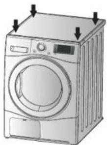 LG RC7020C - - Trockner in waage ausrichten - 4