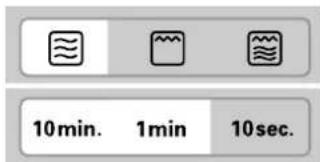 10min. 1min 10sec.