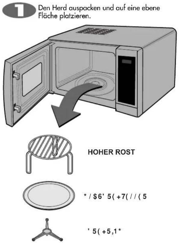 LG MH6044 - Auspacken und Aufstellen - 1