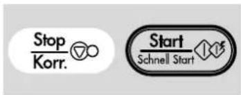 Stop Korr. Start Schnell Start