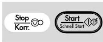 Stop Korr. Start Schnell Start