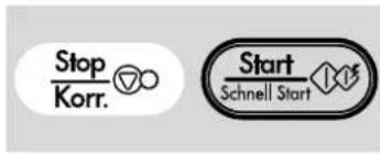 Stop Korr. Start Schnell Start