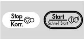 Stop Korr. Start Schnell Start