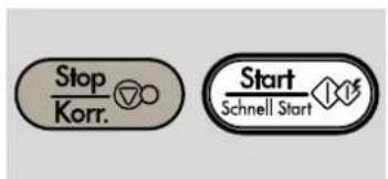 Stop Korr. Start Schnell Start