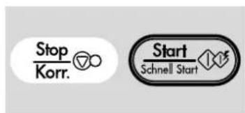 Stop Korr. Start Schnell Start