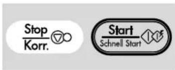 Stop Korr. Start Schnell Start