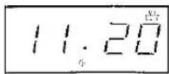 SHARP R-3A56B - Meldung im Display - 3