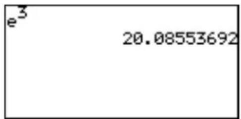 e^3 20.08553692