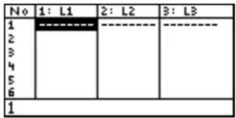 No 1: L1 2: L2 3: L3 1 2 3 4 5 6 1