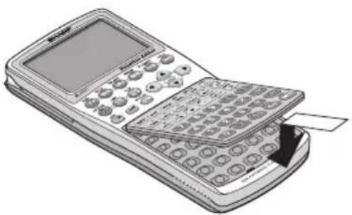 SHARP EL-9900G - To change the keyboard: - 2