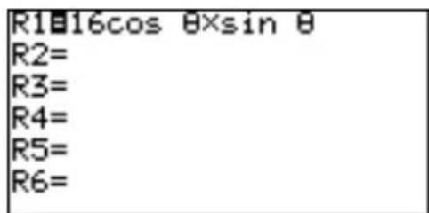 R1■16cos θ×sin θ R2= R3= R4= R5= R6=