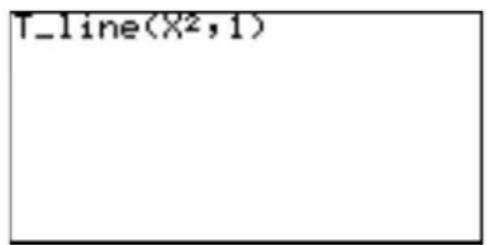 T_line(X²,1)