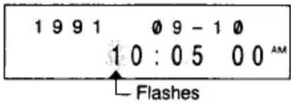 1 9 9 1 Ø 9 - 1 Ø 10 : 05 00 AM Flashes