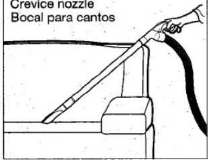 Crevice nozzle Bocal para cantos