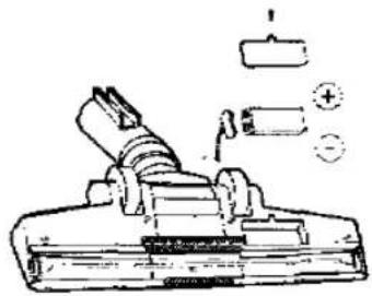 PANASONIC MC-E962 - B-4) Floor nozzle with dust sensor (depending on model) - 1