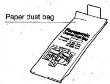 Paper dust bag Panasonic Cotton Dust Bag
