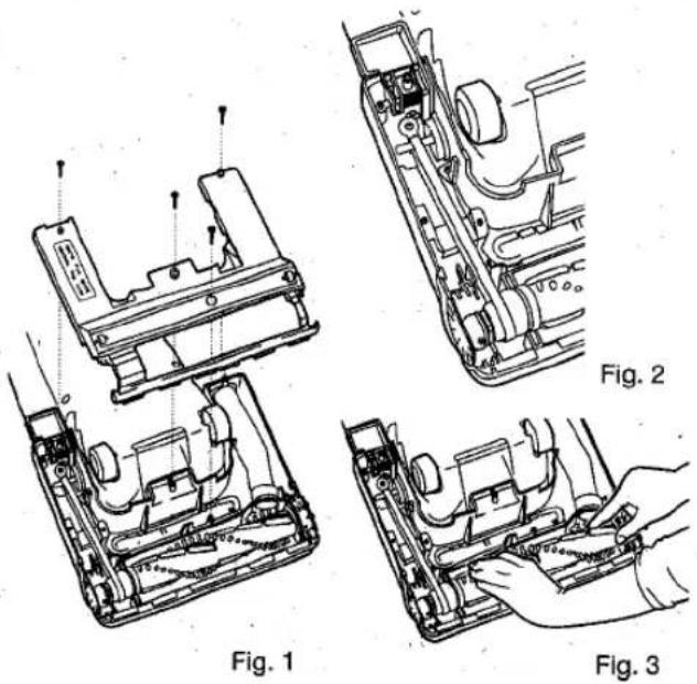 PANASONIC MC=E461 - HOW TO REPLACE - DRIVE BELT TYPE UB-1L / ROTARY BRUSH ASSEMBLY - 1