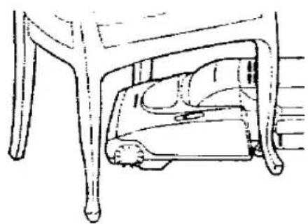 PANASONIC MC-E452 - E) HANDLE ADJUSTMENT BY FOOT PEDAL - 3