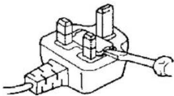 PANASONIC MC-E455 - How to replace the Fuse: - 3