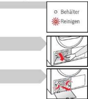 Behälter Reinigen