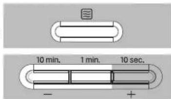 10 min. 1 min. 10 sec. - +