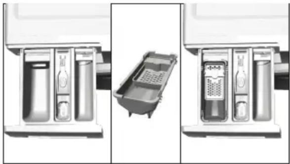 GRUNDIG GWN48430CX - Flüssigwaschmittel – mit Flüssigwaschmittelbehälter: - 1