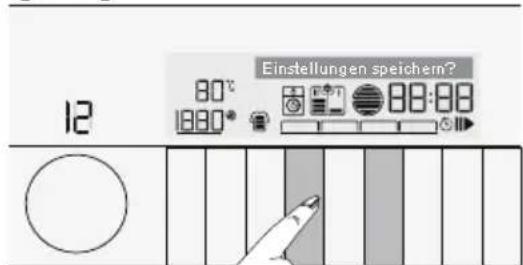 Einstellungen speichern? 12 80°C 18:00 88:00 ○