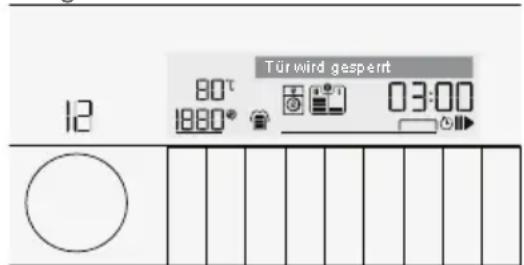 12 80° 1880° Tür wird gesperrt 03:00
