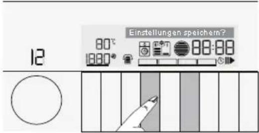 12 Einstellungen speichern?