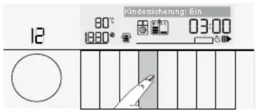 Kindersicherung: Ein 12 80° 18:00 03:00