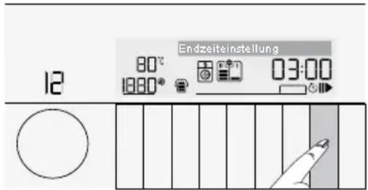 Endzeiteinstellung 12 80° 18:00 03:00