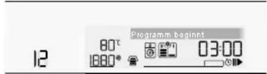 12 80° 18:00 Programm beginnt 03:00