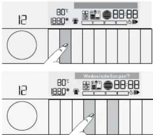 12 80°C 1880° 88:88 Werkseinstellungen? 12 80°C 1880° 88:88 Werkseinstellungen?