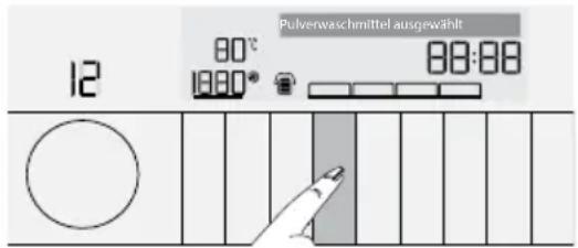 Pulverwaschmittel ausgewählt 12 80° 1000° 88:88