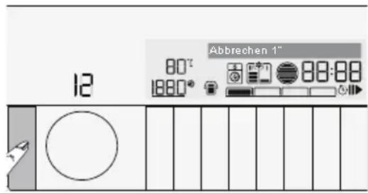 GRUNDIG GWN 57443 C - Programme abbrechen - 1