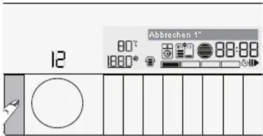 12 80° 18:00 Abbrechen 1" 88:88